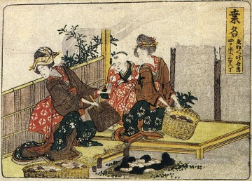 kuwana 3 Katsushika Hokusai Ukiyoe Pinturas al óleo